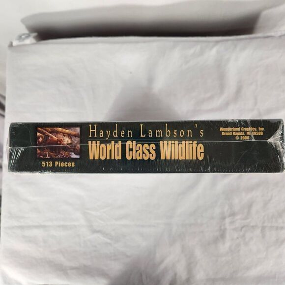 New Hayden Lambson's World Class Wildlife Jigsaw Puzzle The Den Mother Sealed - Picture 4 of 5
